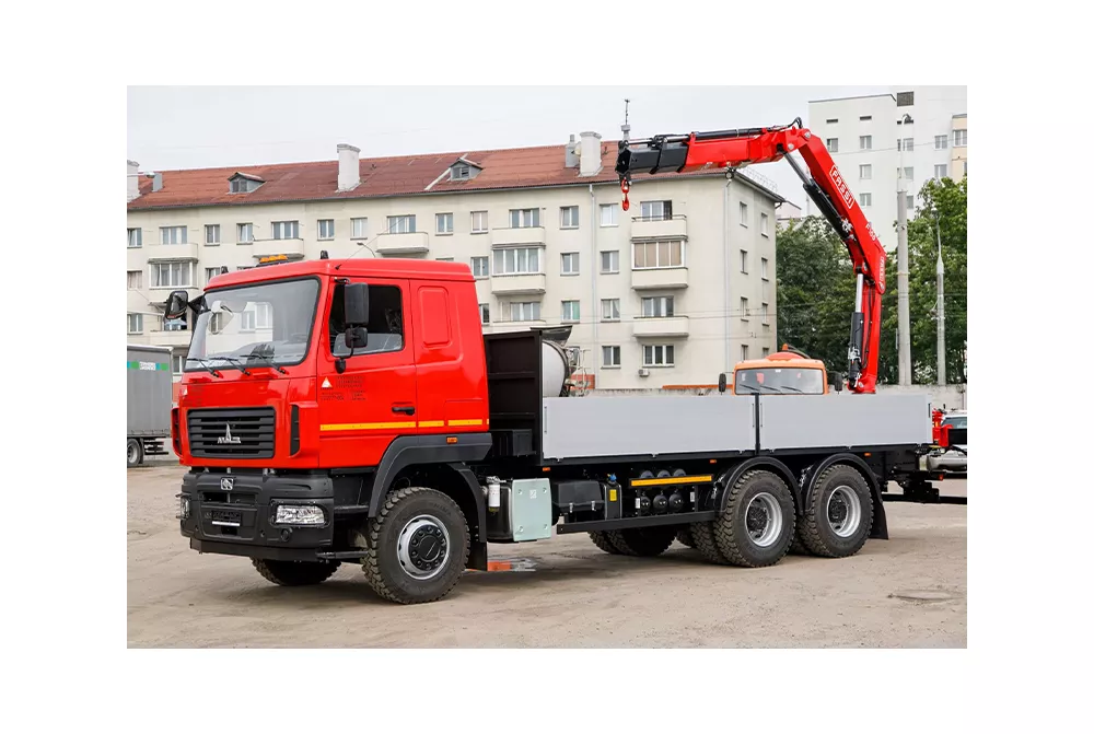 Аренда МАЗ FASSI F155A задний свес в Спецтехальянс – манипулятор 1