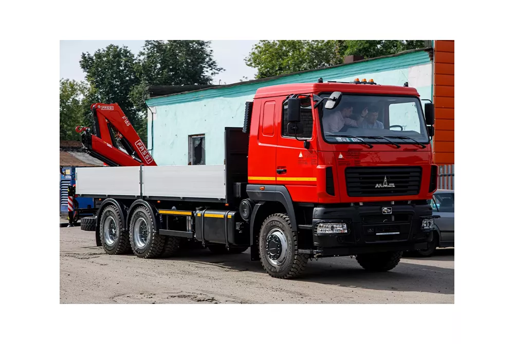 Аренда МАЗ FASSI F155A задний свес в Спецтехальянс – манипулятор 4