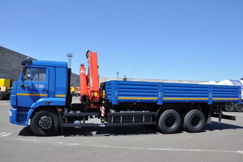 Аренда КАМАЗ FASSI F245A гидравлика в Спецтехальянс – манипулятор 1