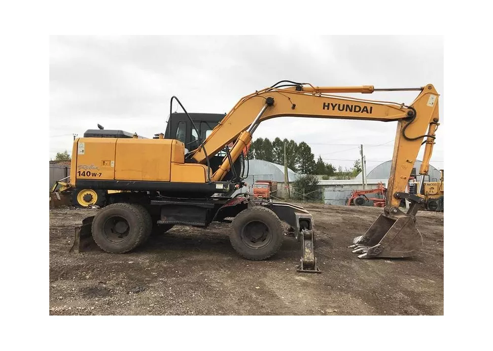Аренда Hyundai R140W в Спецтехальянс – колесный экскаватор 1