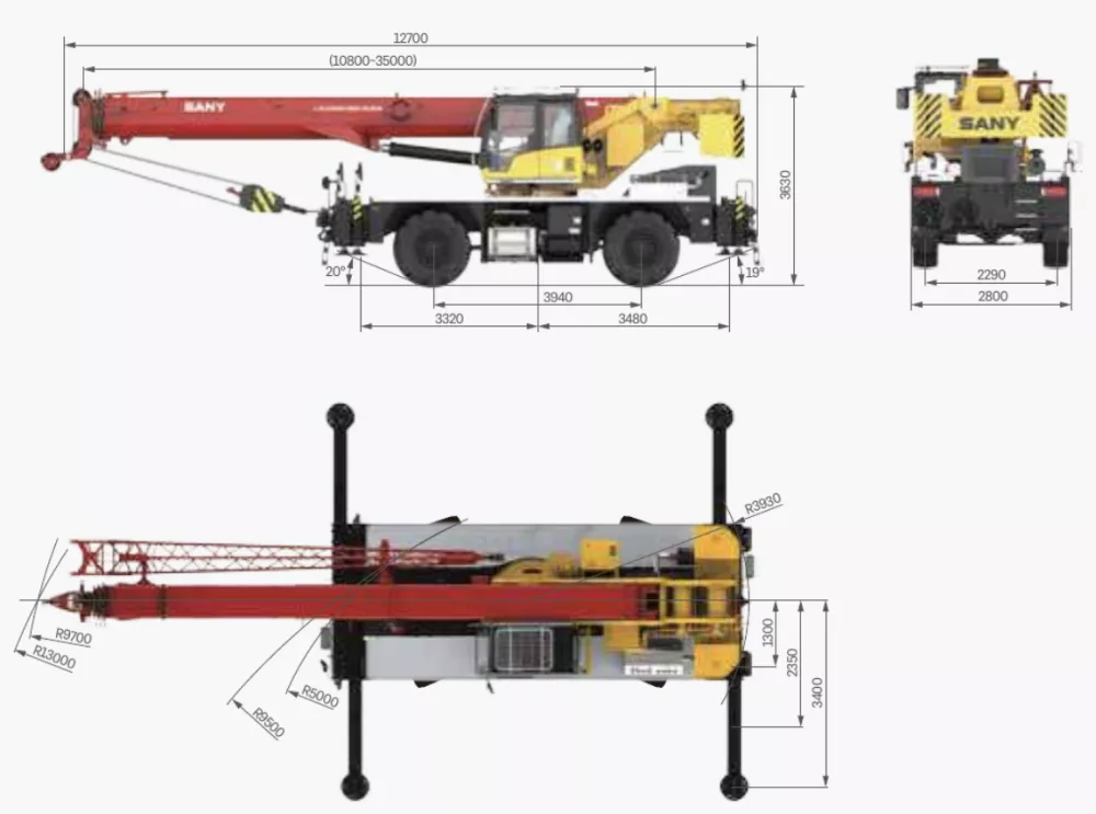 Аренда Sany SRC300T в Спецтехальянс – короткобазный кран 3