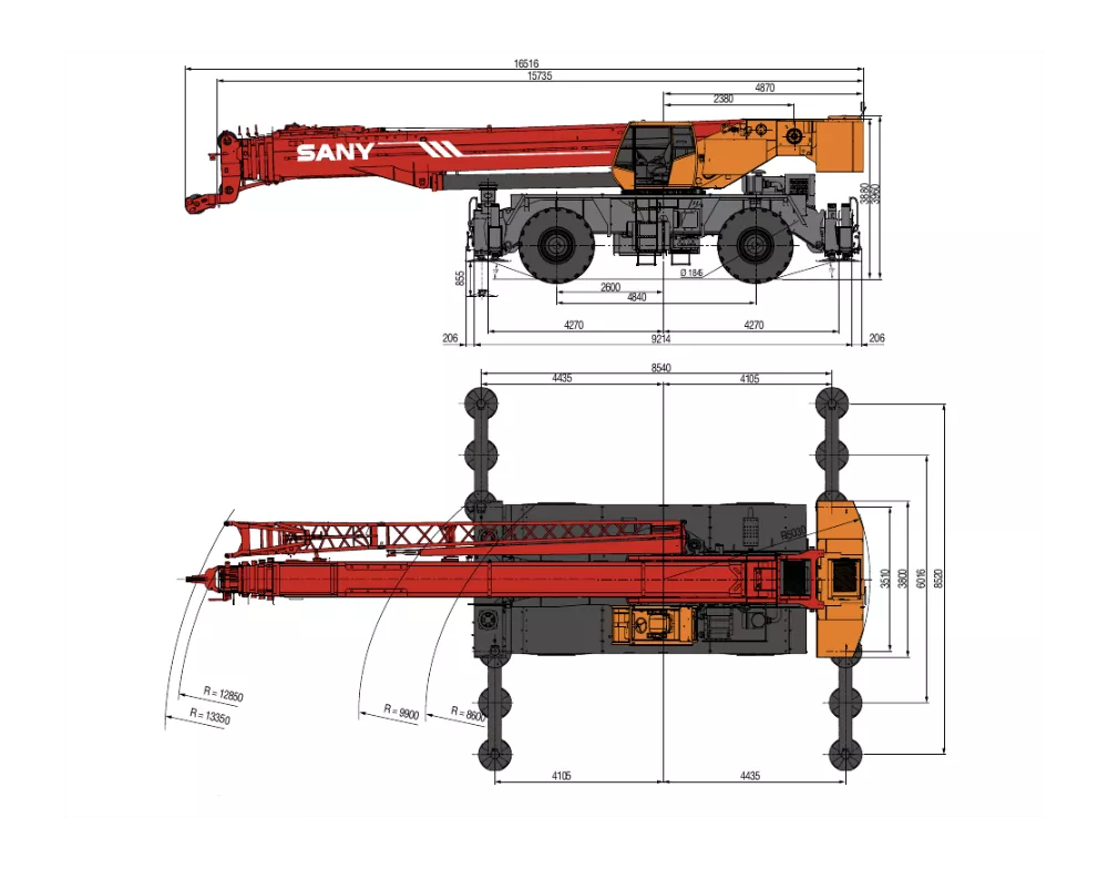 Аренда Sany SRC1200C в Спецтехальянс – короткобазный кран 2