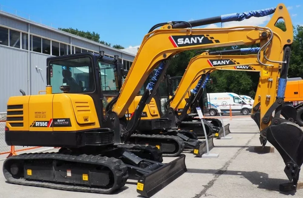 Аренда Sany SY55C в Спецтехальянс – мини-экскаватор 1
